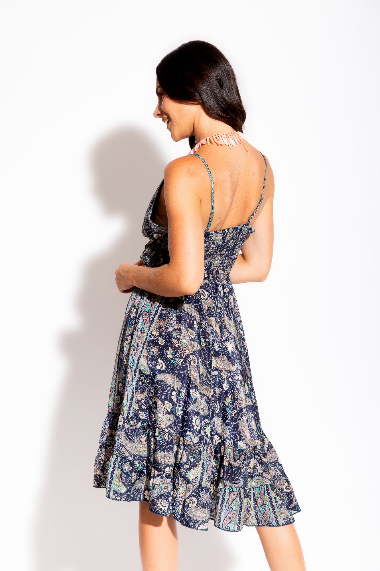 Vestido Stamp Blue