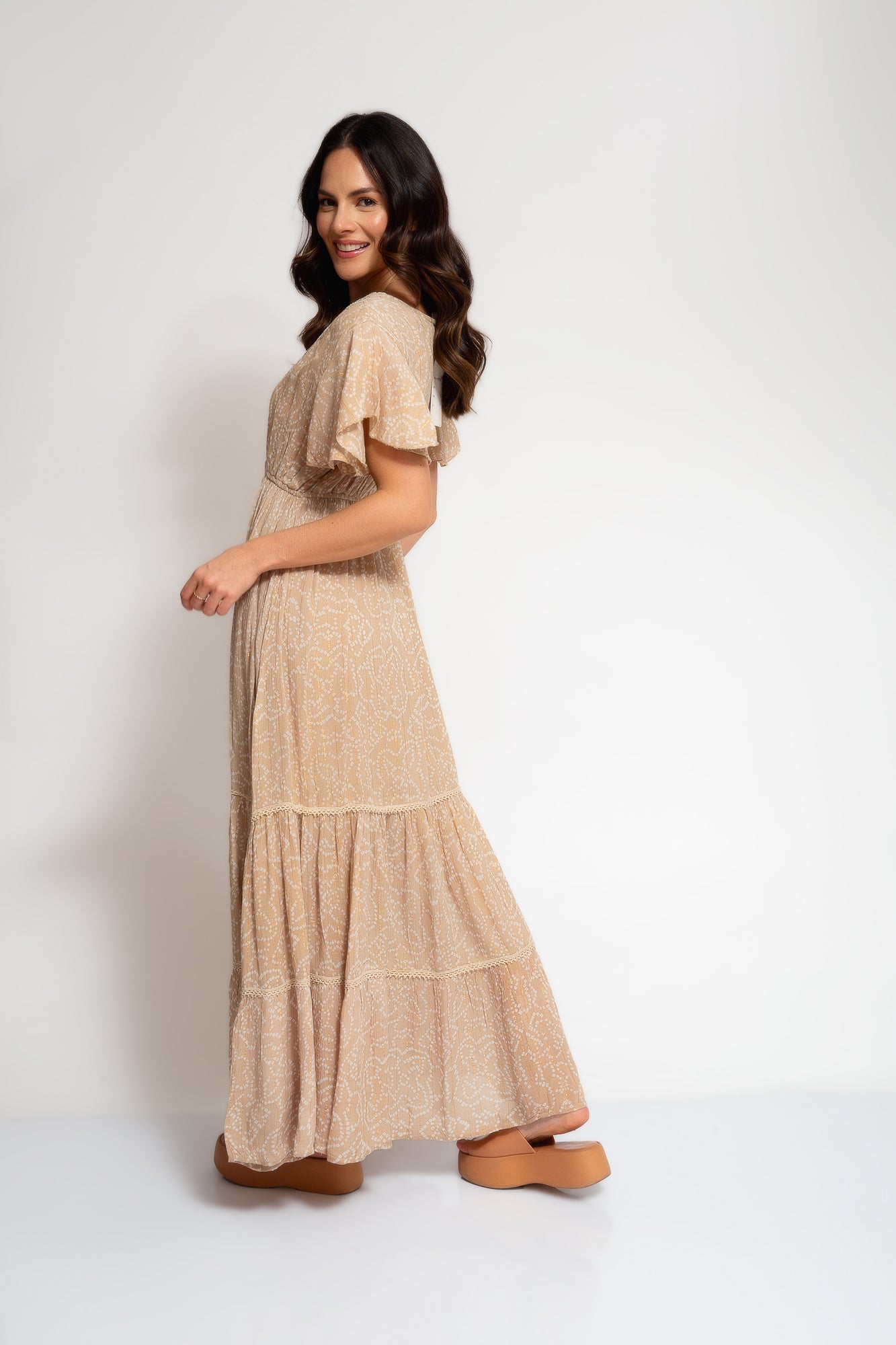 Vestido Beige