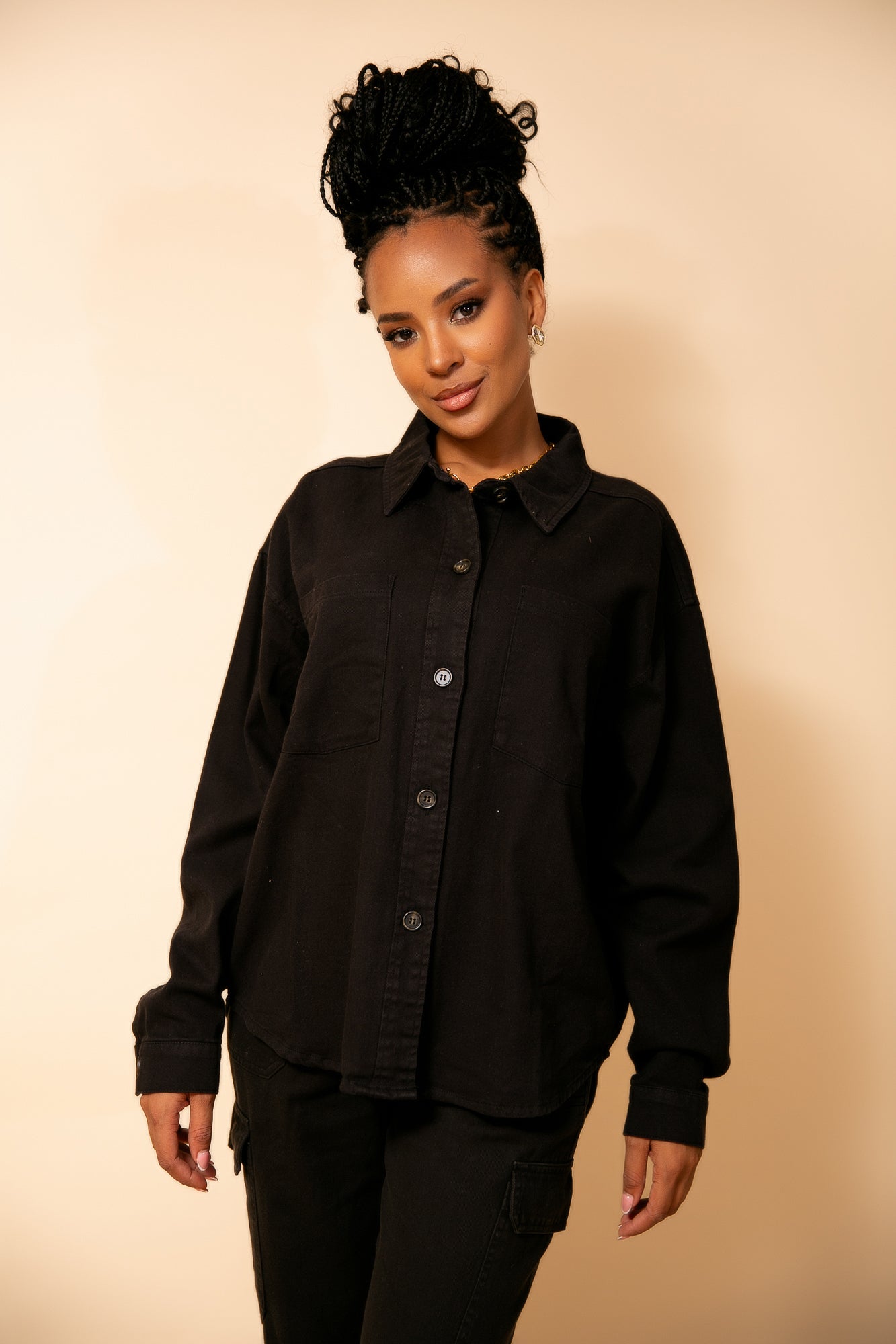 Blusa/Chaqueta Black Glow