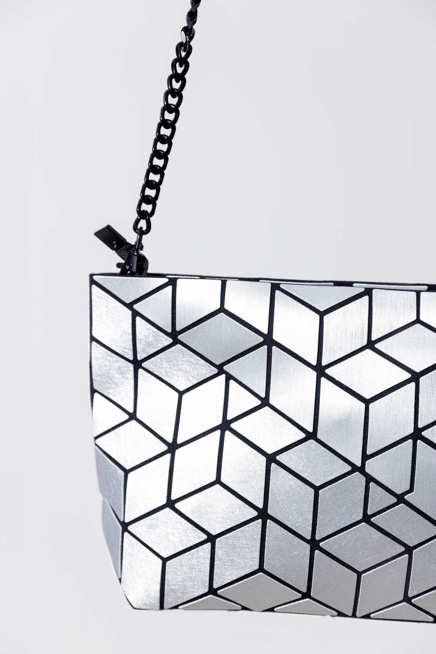 Bolso Plateado Mate - Patrizia Luca