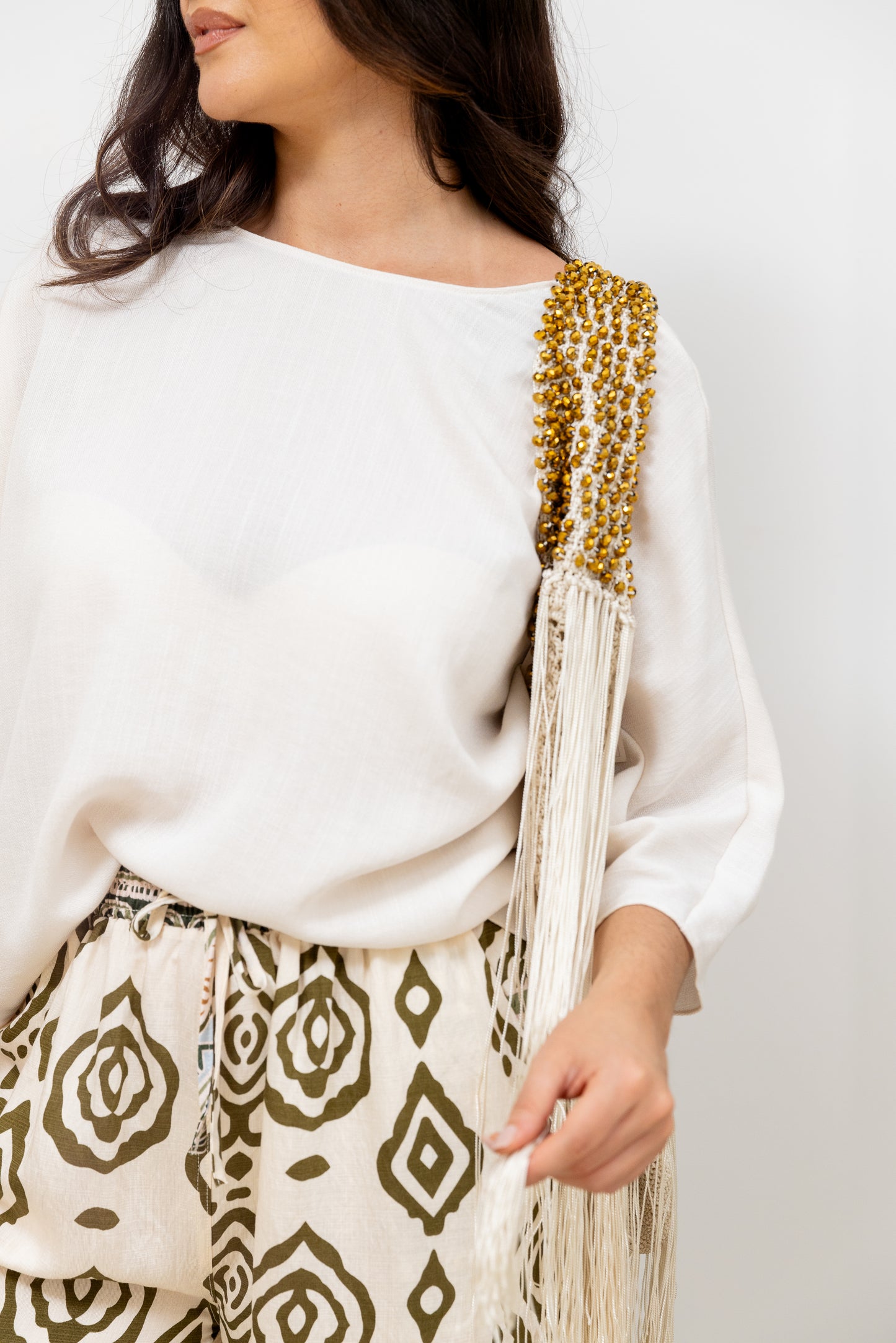Waterfall Bag Blanco Perla - Antoine Atelier