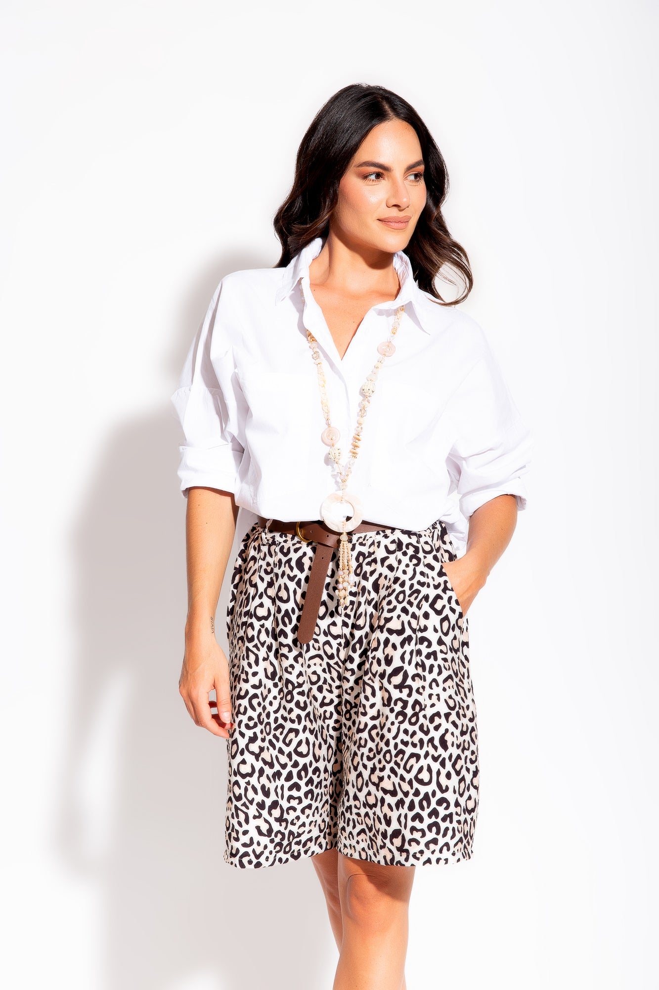 Short Animal Print