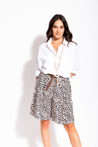 Short Animal Print