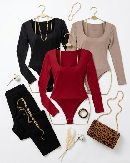 Bodysuit Astral Manga Larga (3 colores)