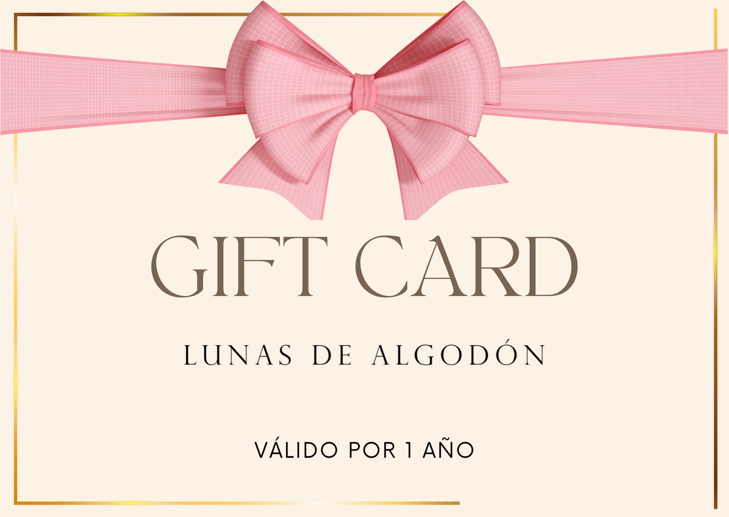 Gift Card Lunas de Algodón