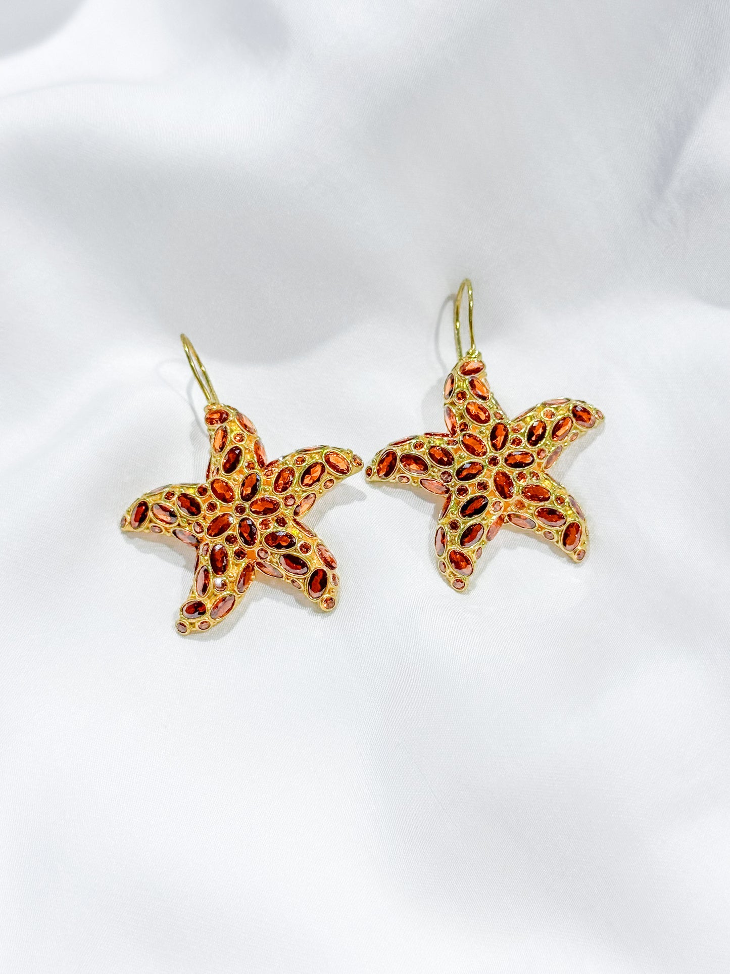 Aretes Estrella de Mar Terracota