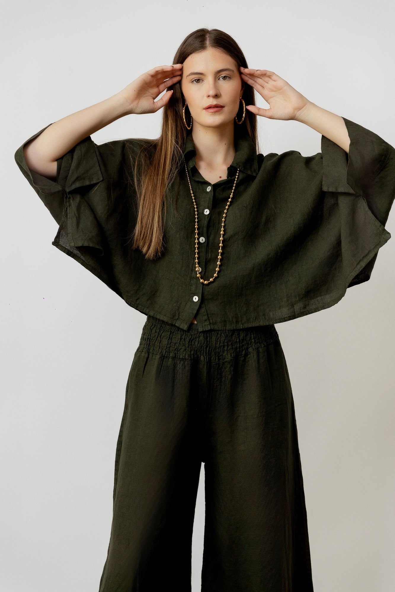 Blusa de Lino Soft Closure