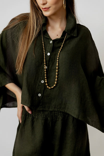 Blusa de Lino Soft Closure