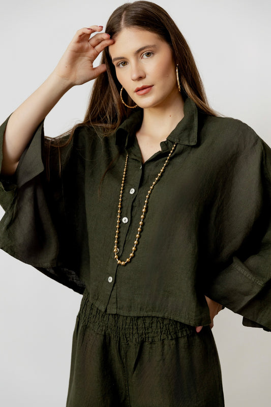 Blusa de Lino Soft Closure