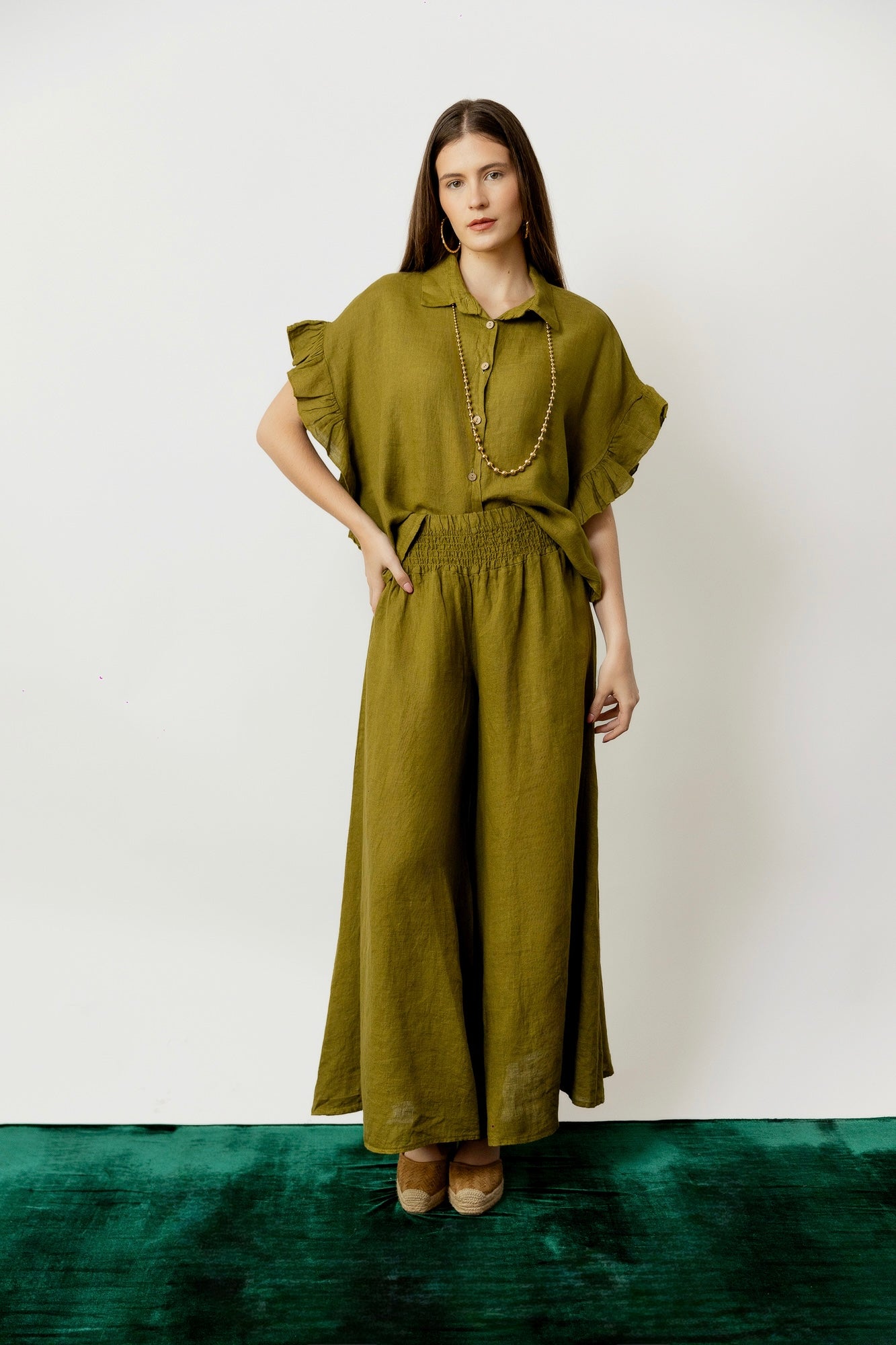 Blusa de Lino Gentle Fade