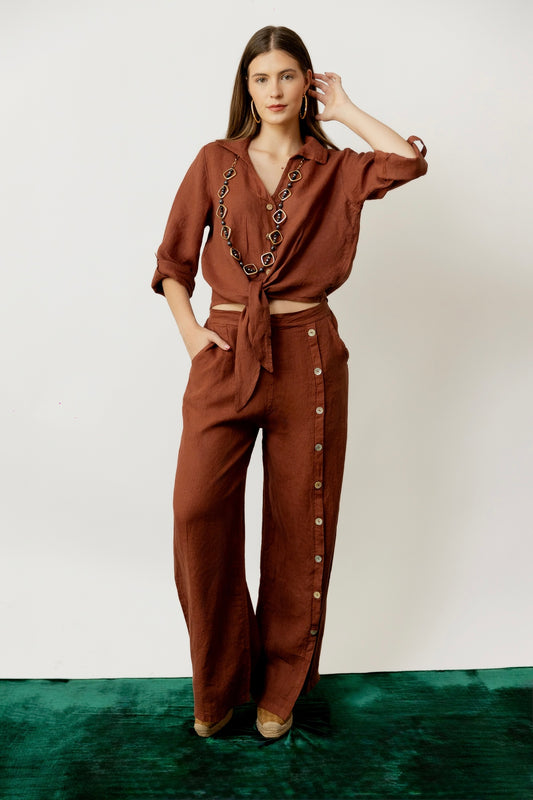 Blusa de Lino The Pause