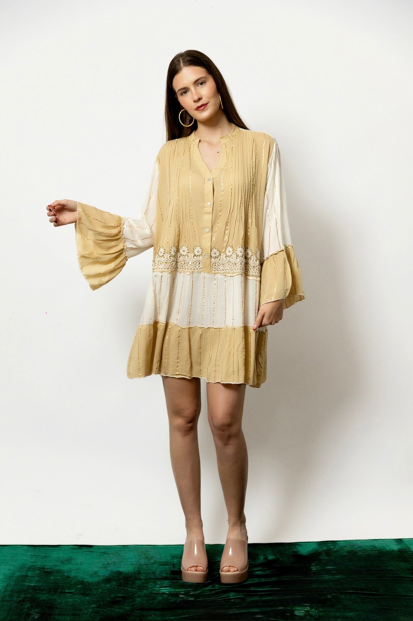 Vestido Golden Drift