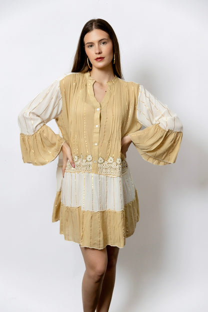 Vestido Golden Drift