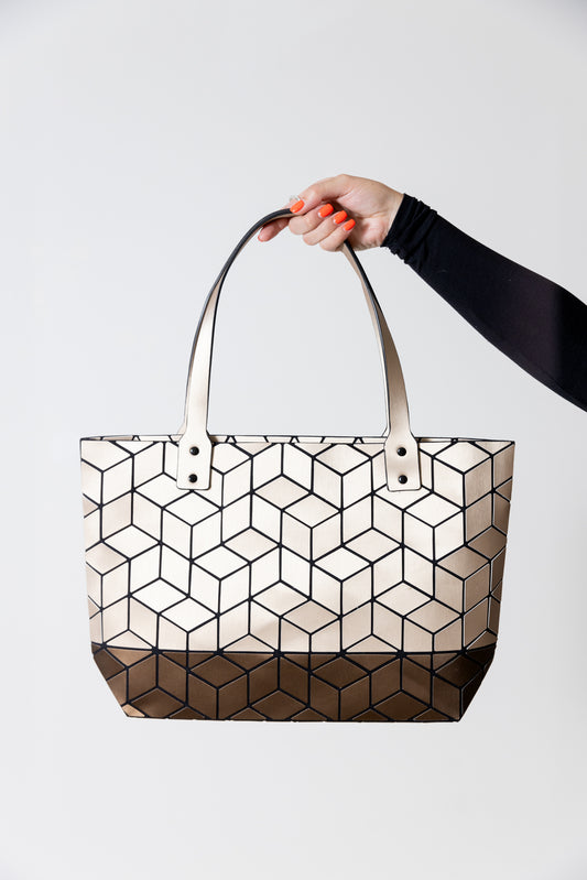 Bolso Dorado con Café Grande Mate - Patrizia Luca