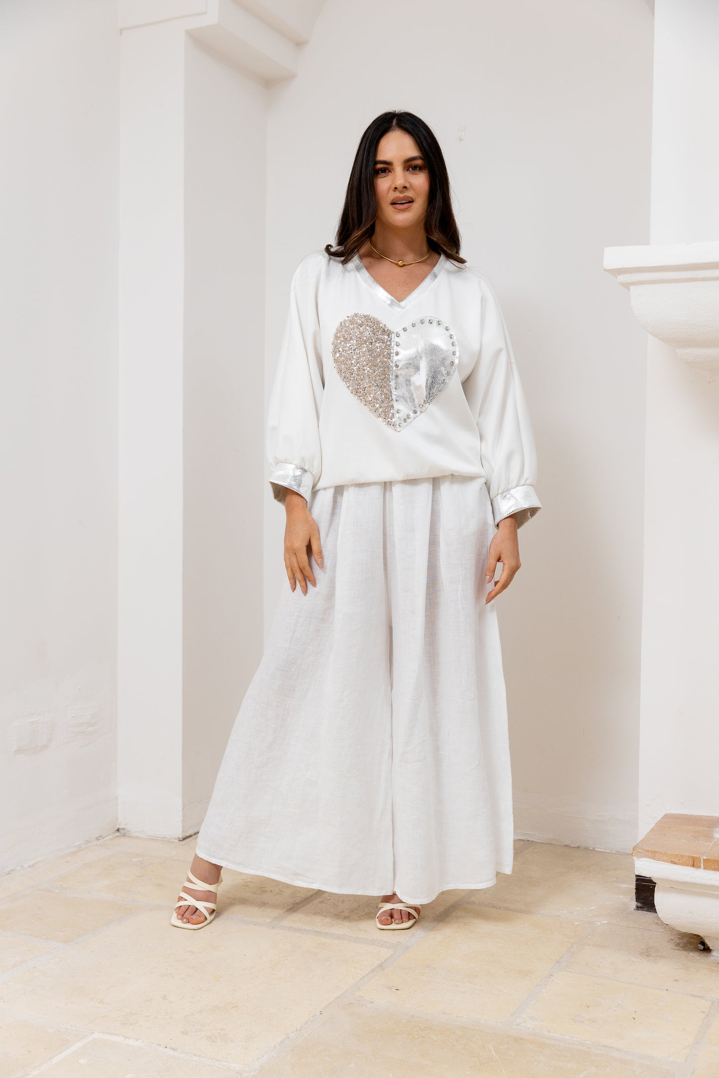 Blusa Shiny Heart